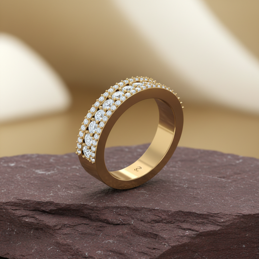 Continuous Radiant Brilliant Encrusted Dense Coverage Eternity