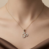 Om Locket with Diamond Accents Pendant