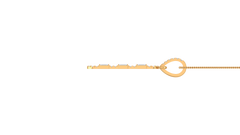 Open Baguette Pave Pendant