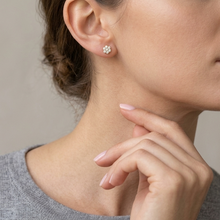 Load image into Gallery viewer, Dainty Floral Cluster Seven-Gem Blossom Natural Diamonds