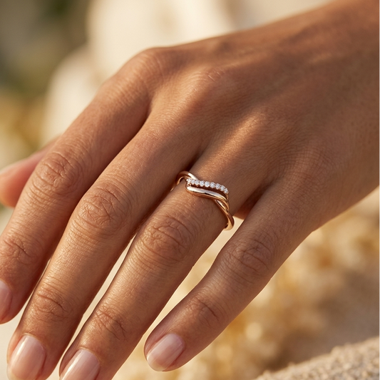 Sinuous Infinity Boundless Curve Diamond