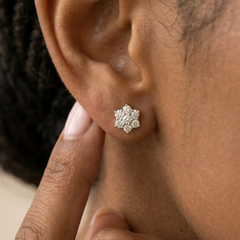 Flower Cluster Natural Diamond