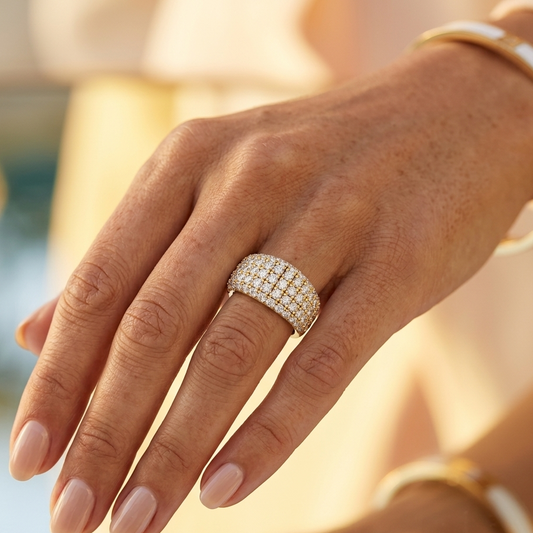 Five-Row Natural Diamond