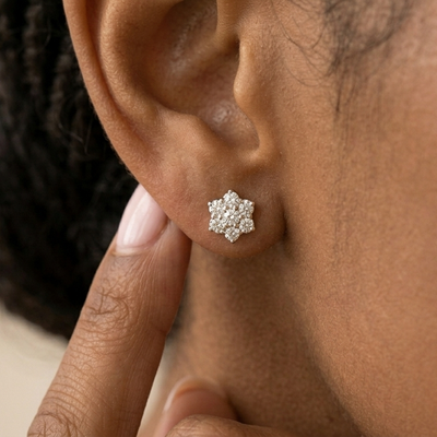 Flower Cluster Natural Diamond