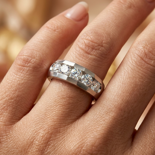 Seven Stone One Half Carat Diamond
