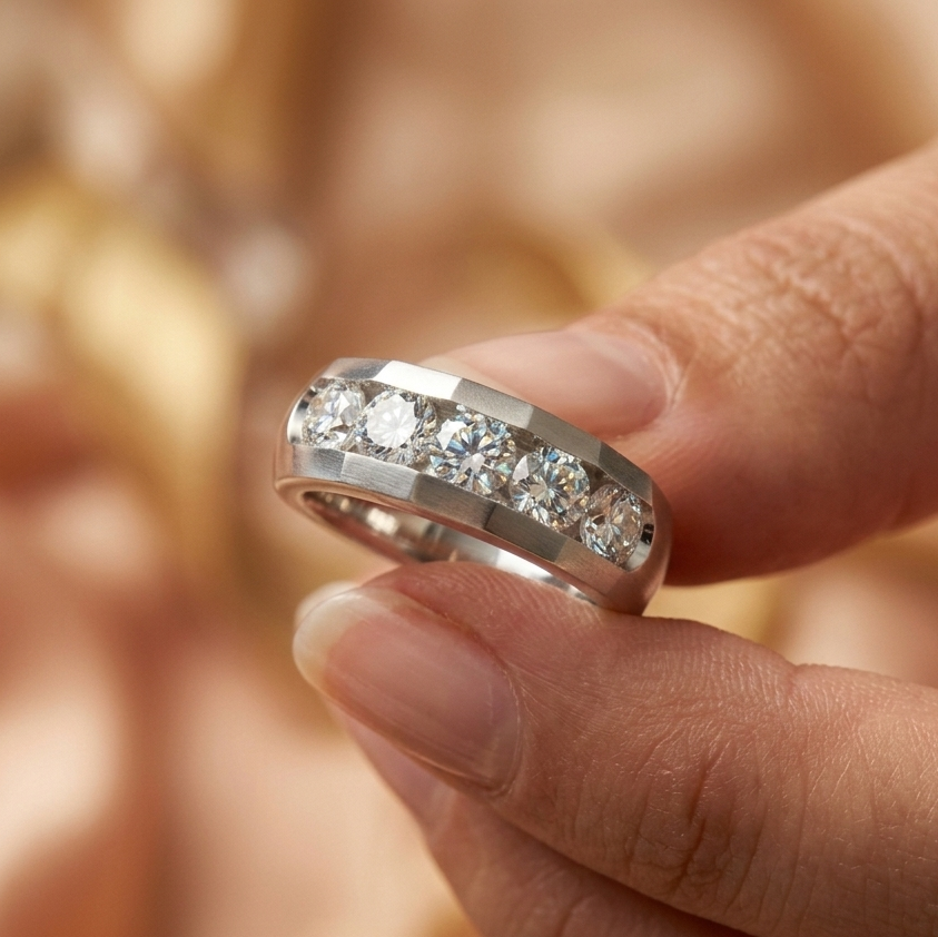 Seven Stone One Half Carat Diamond