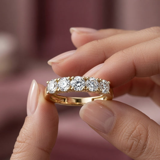 Five-Stone Linear Diamond