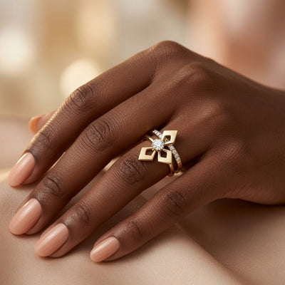 Hollow Open Frame Diamond