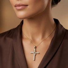 Load image into Gallery viewer, Eternal Cross with Infinity  Diamond Symbol Statement
