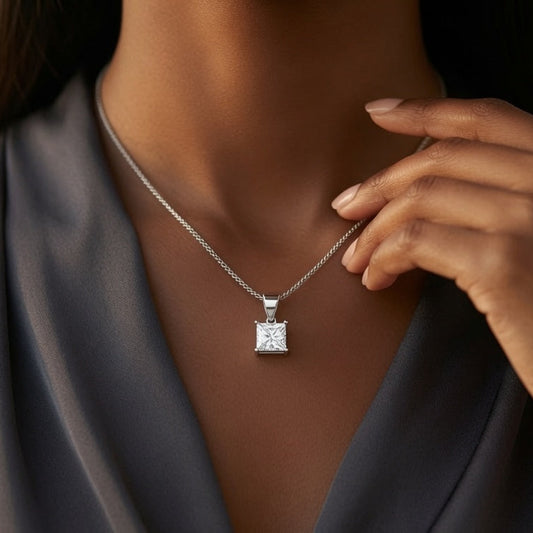 IGI cert. 3.00 ctw One Stone Princess Lab Grown Diamond